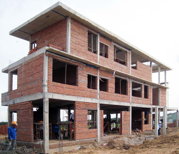 Giá thi công phần thô